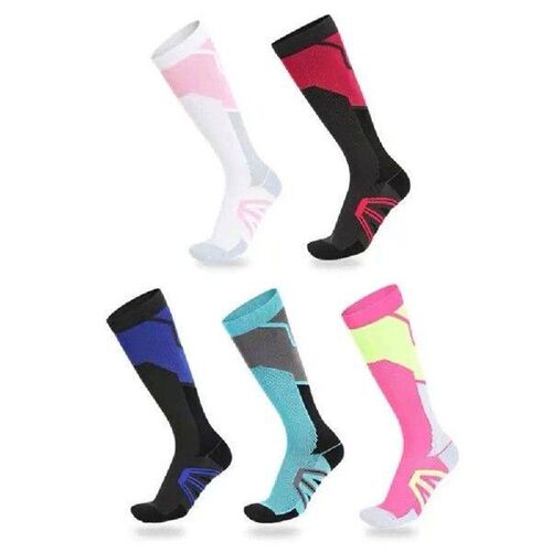 1 Pair Nylon Compression Socks Breathable Sweat Absorption