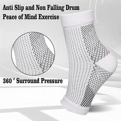 1Pair Neuropathy Socks Ankle Protector Anti Fatigue Compress