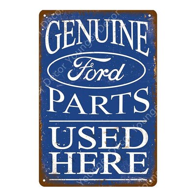 Classic Motor Car Sales Parts Service Vintage Metal Signs Ti