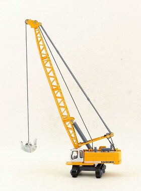 Alloy engineering vehicle cable excavator model,1:87 excavat