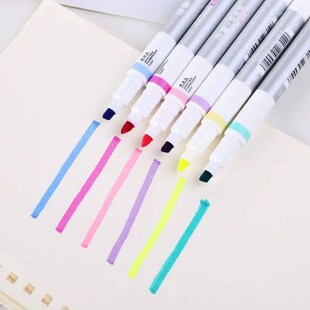 6pcs/set Erasable Highlighter Pen Marker Pastel Liquid Chalk