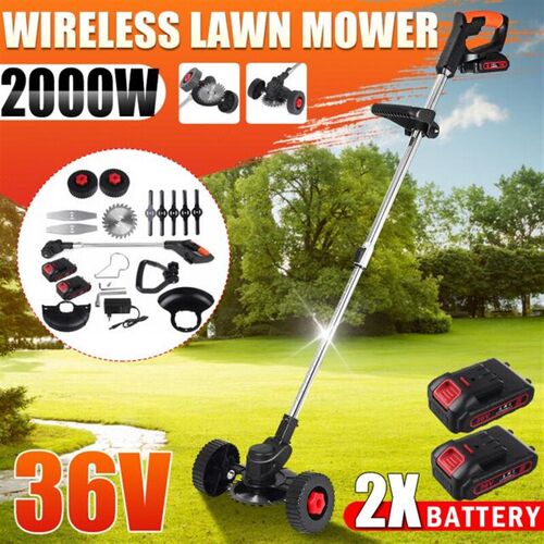2000W 36V Cordless Electric Grass Trimmer Electric Lawn Mowe