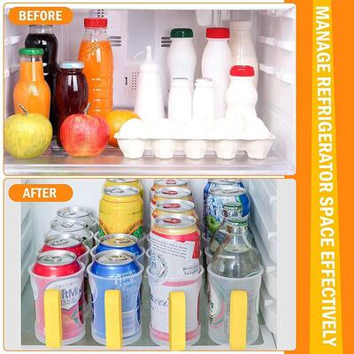Sorbus Soda Can Organizer For Refrigerator Stackable Can Hol