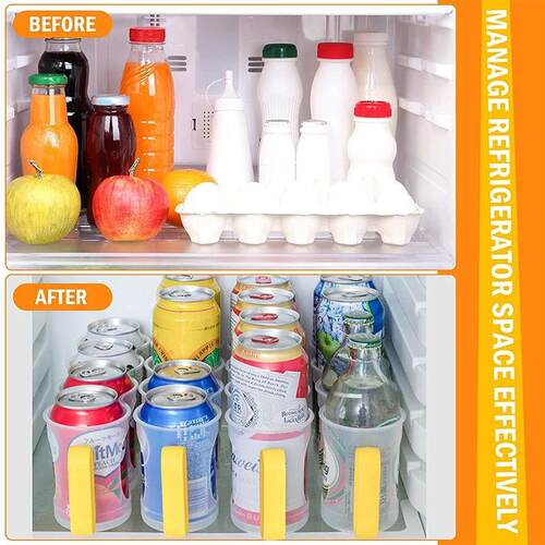 Sorbus Soda Can Organizer For Refrigerator Stackable Can Hol