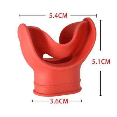 1-10PCS Silicone Diving Mouthpieces Lightweight Mouthpiece C