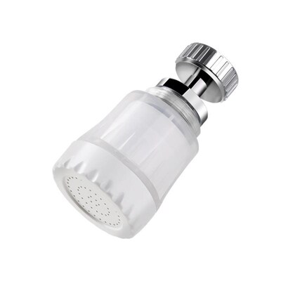 Kitchen faucet splash guard with a universal swivel extensio