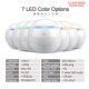USB Aroma Diffuser Air Grain Ultrasonic Wood LED Humidifier