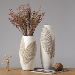 Chinese retro resin large vases ornaments TV cabinet decorat