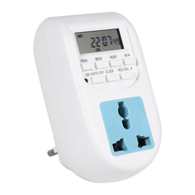 220V Multi-functional LCD Timer Socket Timing Outlet