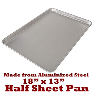 Half Sheet Aluminum Baking Aluminized Steel Cookie Sheet Pan