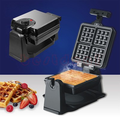 4 Slice Square Waffle Maker Nonstick Waffle Iron 华夫饼机