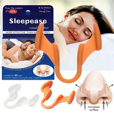 1/2Pcs Silicone Nose Clip Anti Snoring Nasal Dilator Stop Sn
