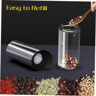 Electric Salt and Pepper Grinder Set USB Rechargeable Eletri