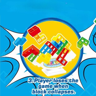 New Tetra Tower Game Stacking Blocks Stack Building Blocks B