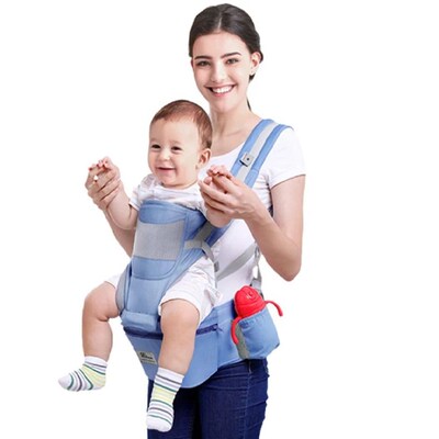 Baby Carrier Waist Stool With Storage Bag Kangaroo Shoulder