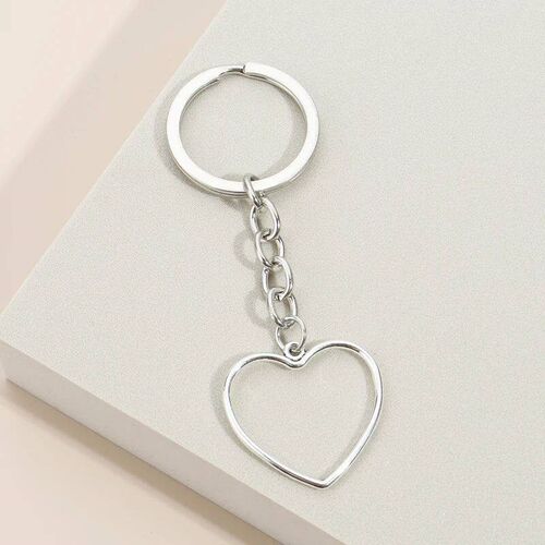 Cute Keychain Hollow Heart Key Ring Metal Key Chains Friends