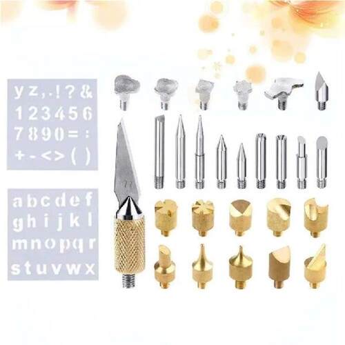 28 Pcs Engraving Accessories Wood Burning Tool Kit