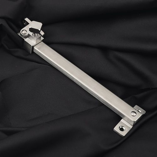 30不锈钢防风杆窗户限位器可调节带固定座窗用支撑件安全撑杆