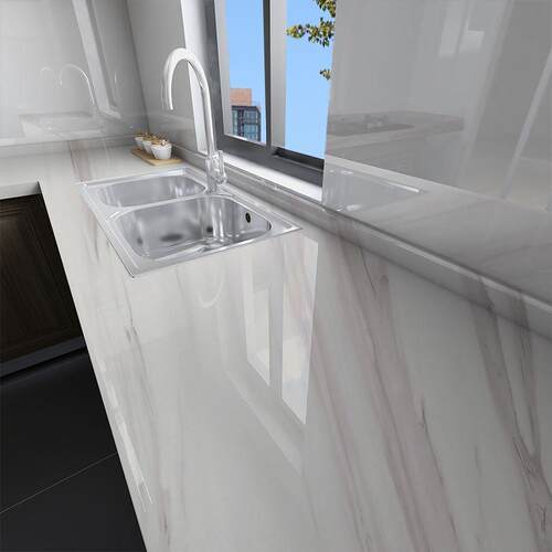 Kitchen sticker waterproof marble selfadhesive wallpaper