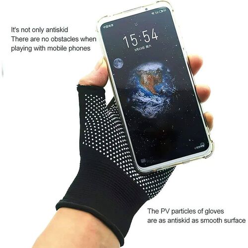 1 Pairs Bicycle Fingerless Gloves Lightweight Sunscreen Anti
