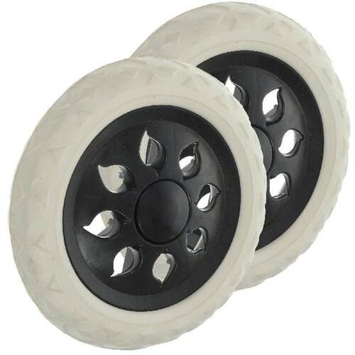 2 Pcs Black Firewheel Replacement Caster Wheels for