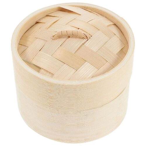 Steamer Basket Pot for Cooking Plain Wood Pan Bamboo Wooden