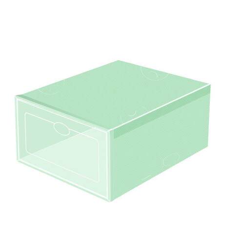 Transparent shoe box, plastic shoe rack type shoe cabinet