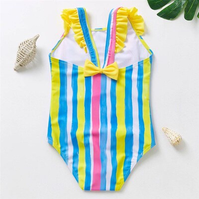 1~10Year Toddler Baby Girls Swimwear Dot print Girls Swimsui