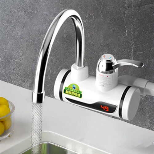 Electric Hot Cold Mixer Tap 3000W Instant Heating Faucet 360