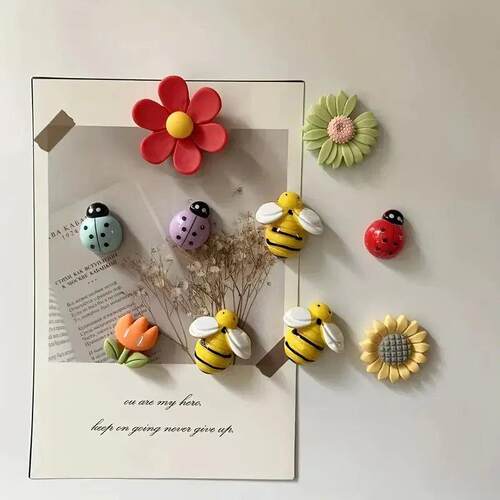 10pcs Adorable Refrigerator Magnets - Durable & Strong Hold