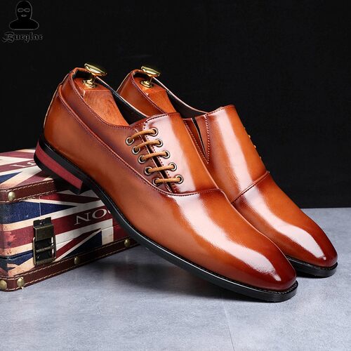 Men Classical Business Shoes Leather Wedding Shoes Plus Size