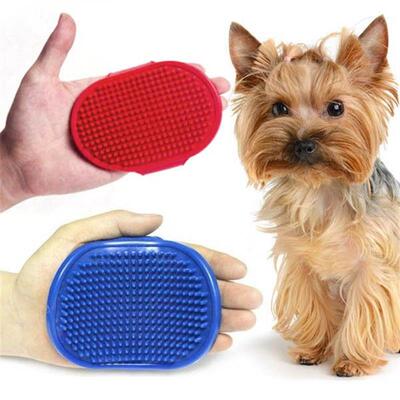 Pet Supplies Dog Puppy Cat Bath Brush Rubber Shower Cleanin