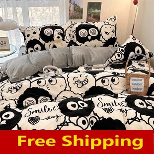 4pc bedsheet set bed sheet quilt blanket duvet cover sets