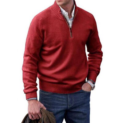 Mens Oversized Sweaters 2025 Wool Warm Pullover for Men