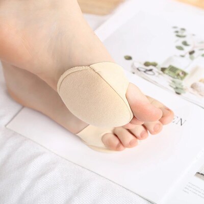 4PCS Five Toes Forefoot Pads for Women High Heels Half Insol