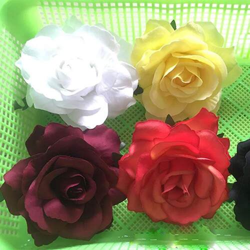Flamenco Flowers For Hair DIY Headdress For Bridal Flocking