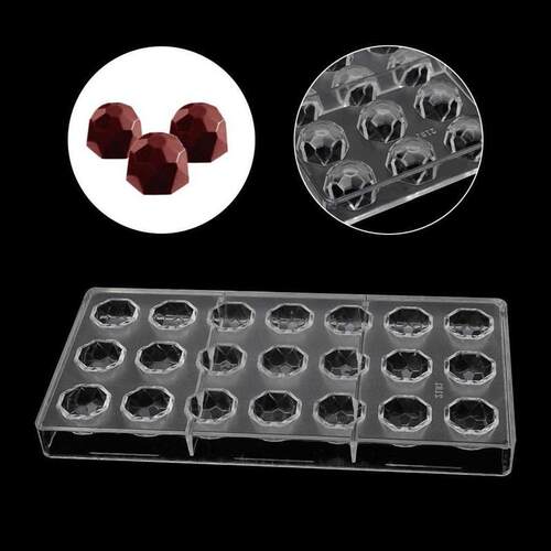 Polycarbonate Diamond Shape  Chocolate Mold Ice Cube Jell