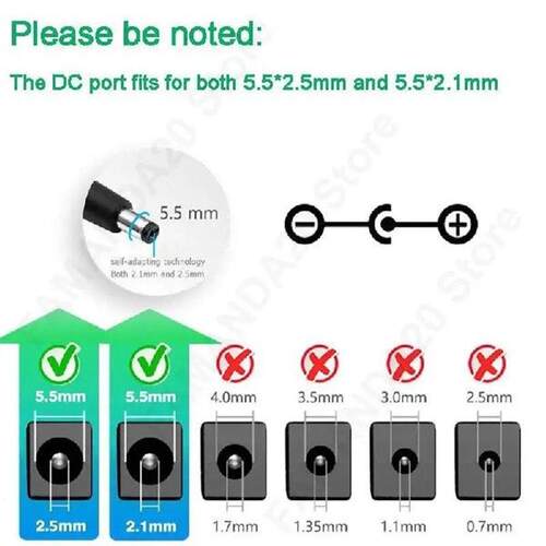 Universal 220V To 12 V dc Adapter Adjustable Power Supply