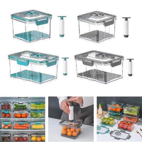Rectangular Airtight Food Storage Container for Pantry