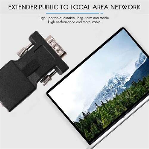 VGA To Network Cable AdapterVGA Extender Male To LAN CAT5
