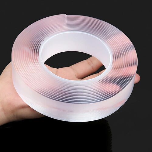 Transparent Nano Tape Washable Reusable Double-Sided Tape Ad
