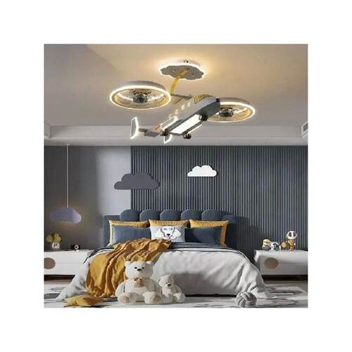 Chandelier Ceiling fan without blades bedroom fan lamp