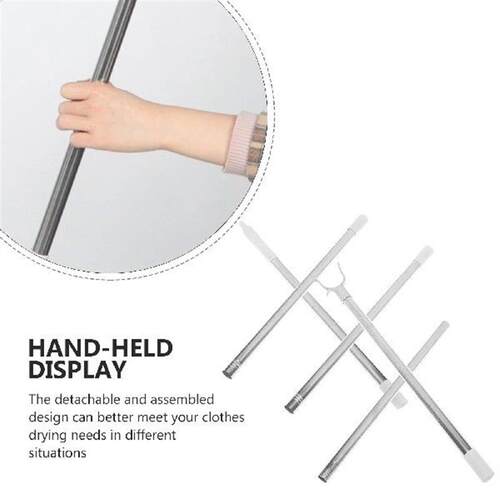 Detachable Clothesline Prop Detachable Pole Adjustable