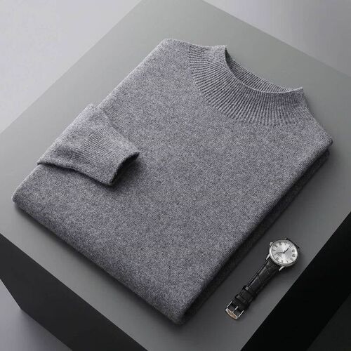 Autumn and winter new mens cashmere sweater first-line read