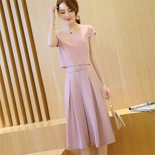 Suit womens new style womens clothing summer two-piece pan