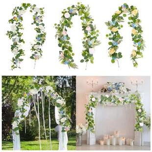 Artificial Eucalyptus Garland Floral for Table Centerpieces