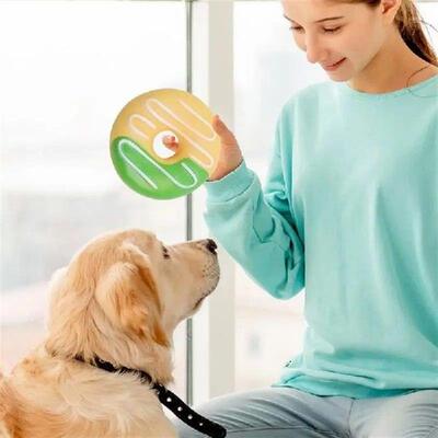 Durable Dog Donuts Ice Cream Burger Pet Puppy Toys Playing