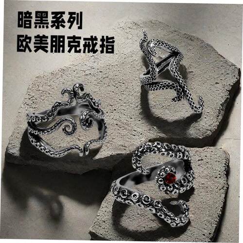 mens joint ring snake punk Male domineering finger rings