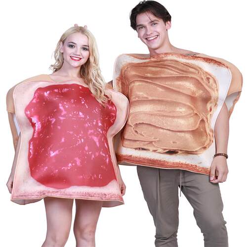 Halloween lover Jam bread cosplay funny Parody Party clothes