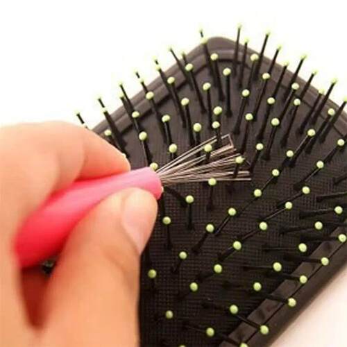 Plastic Handle Comb Hair Brush Cleaner Multifunctional Hand